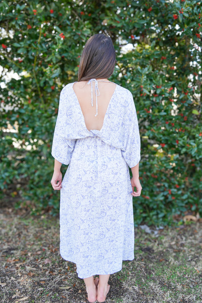 Kimono Midi Dress