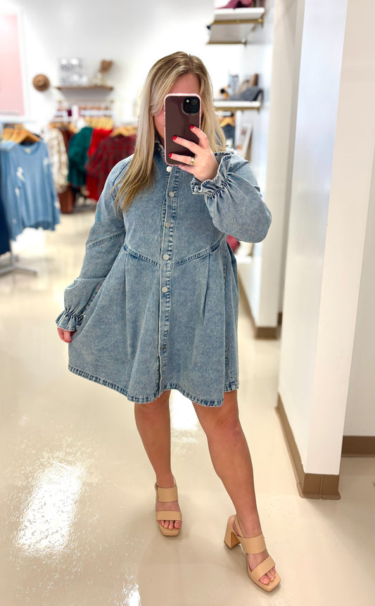 Daisy Denim Dress