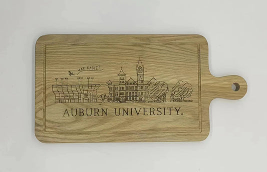 Auburn Skyline Charcuterie Board