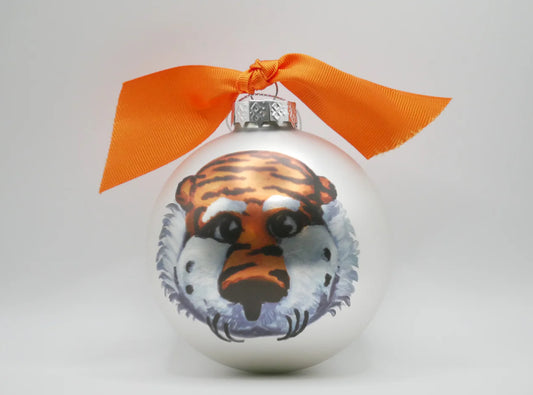 Auburn Mascot Glass Ball Ornament