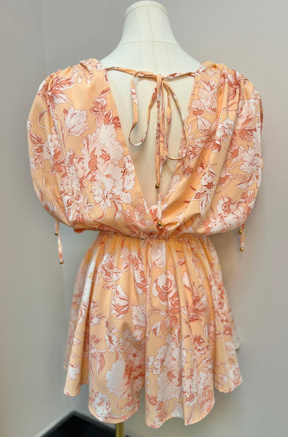 Alluring Apricot Romper