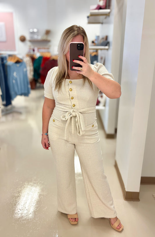 Dreamy Creamy Jumpsuit