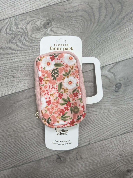 Tumbler Fanny Pack - Pink Floral