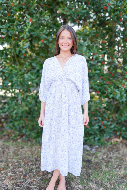 Kimono Midi Dress