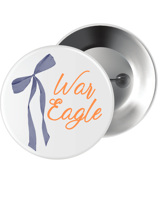 War Eagle Bow Button