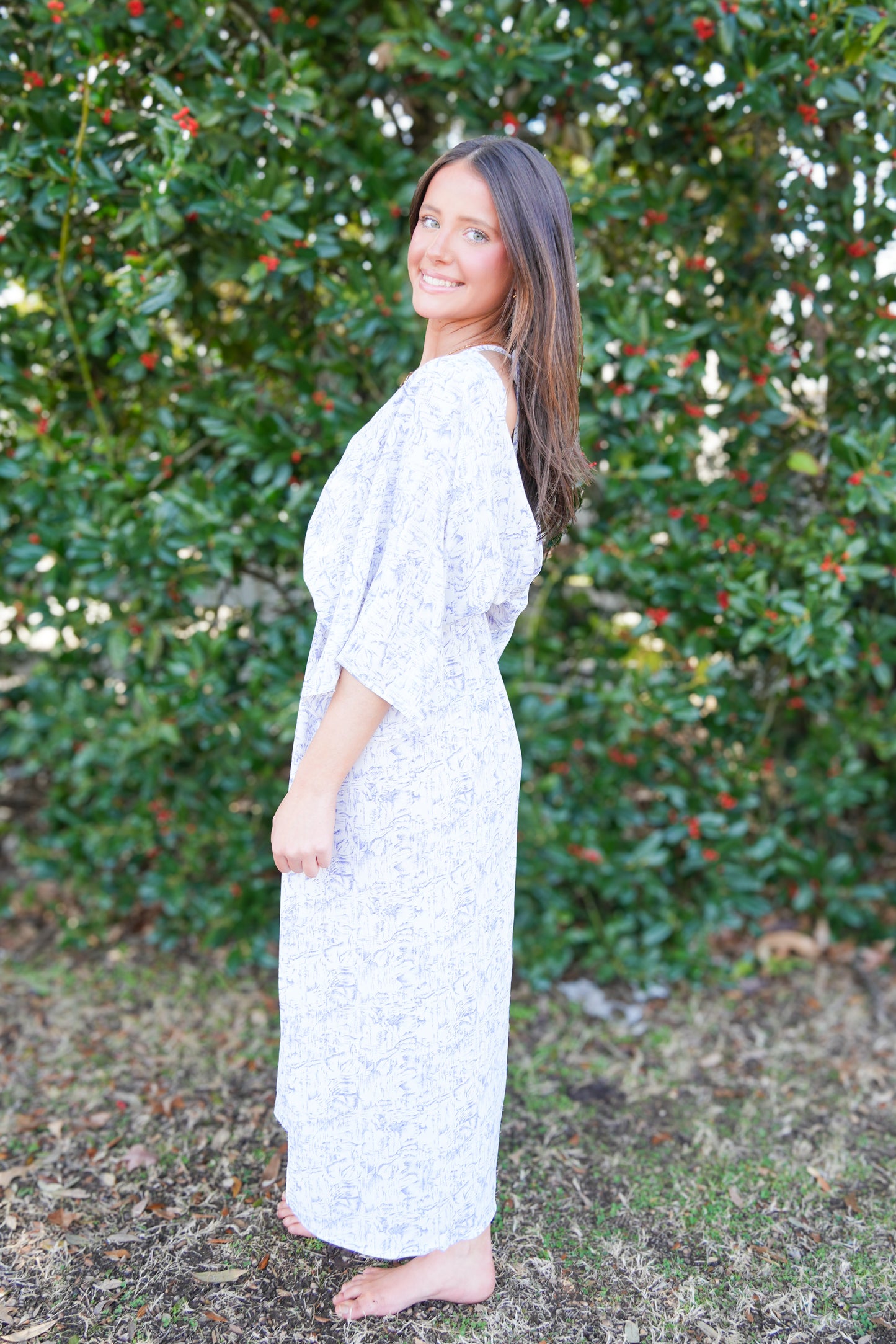 Kimono Midi Dress