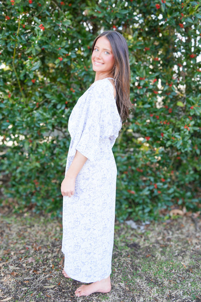 Kimono Midi Dress