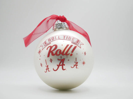 Alabama Mascot Glass Ball Ornament