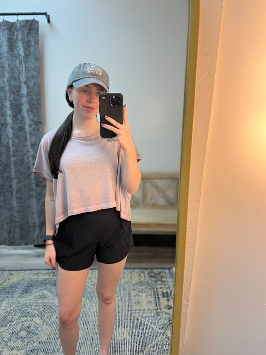 Highwaist Athleisure Split Shorts