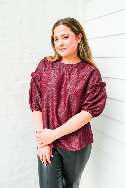 Ruffle Puff Top