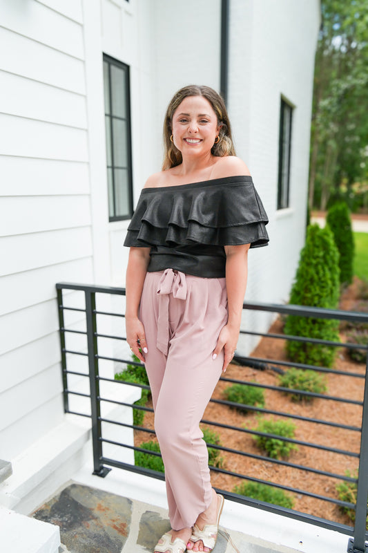 Shimmery Night On The Town Top