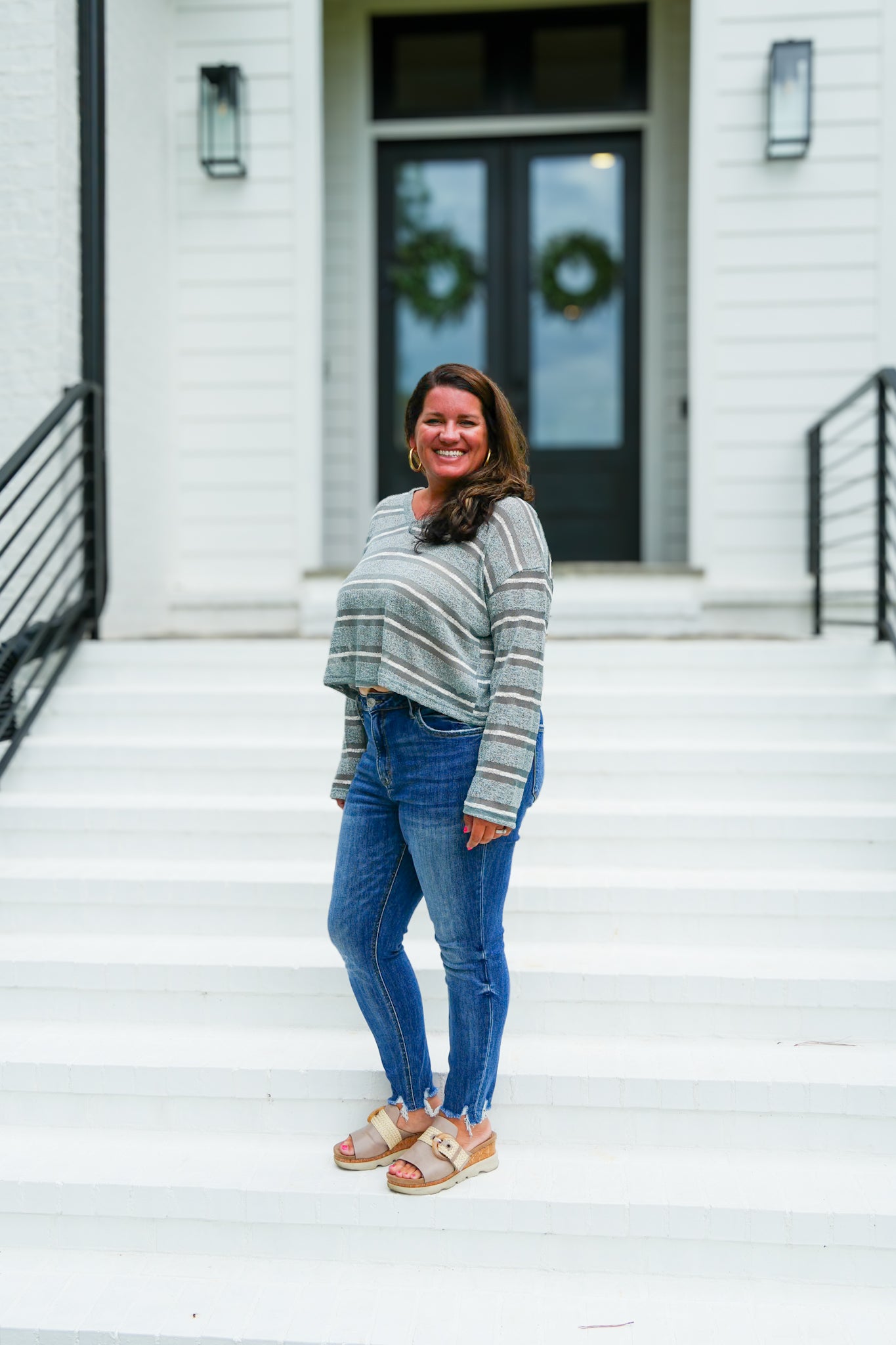 Lightweight Slate Blue Sweater