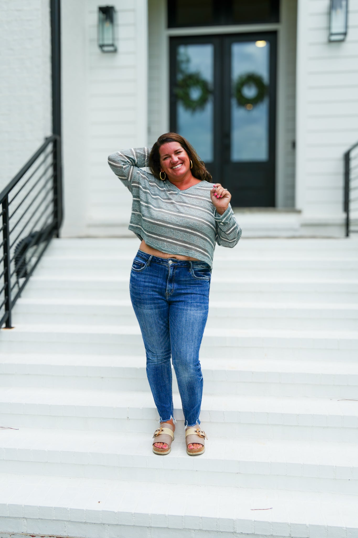 Lightweight Slate Blue Sweater