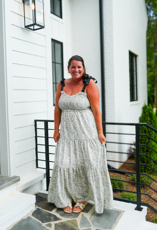 Floral Tiered Maxi Dress