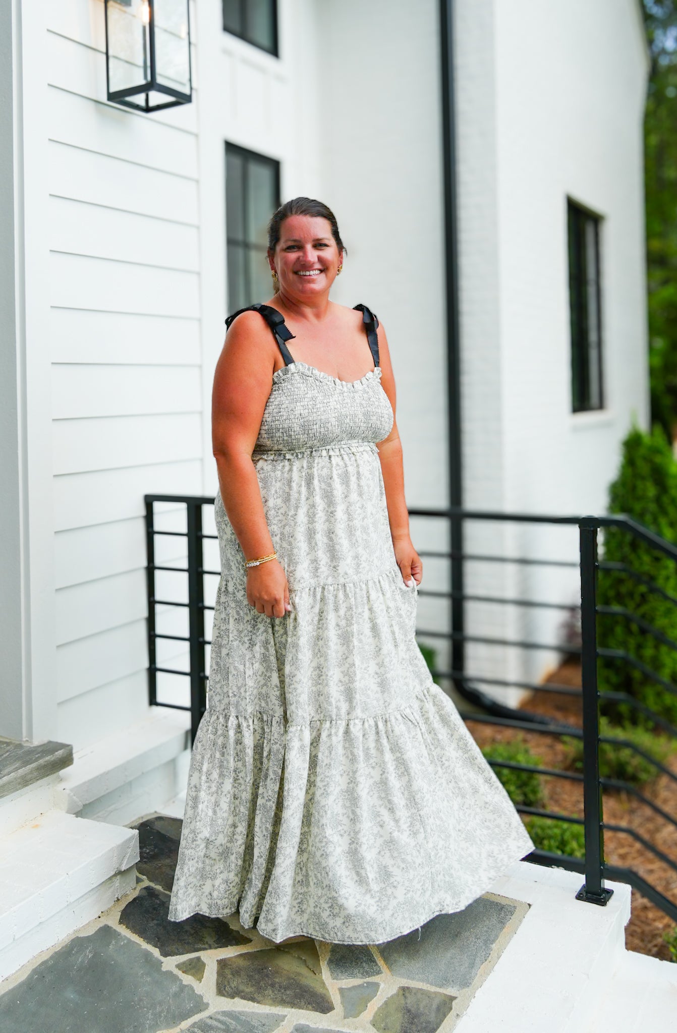 Floral Tiered Maxi Dress