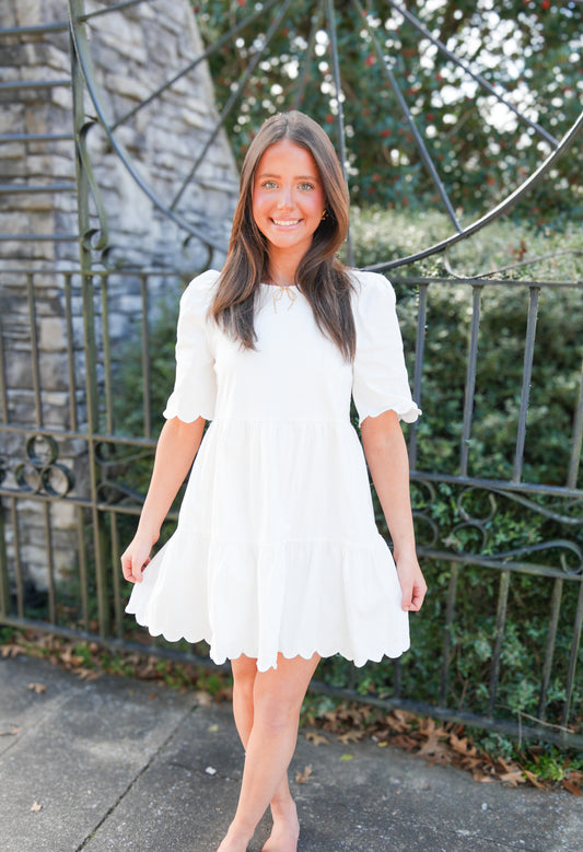 Sophie Scalloped Dress