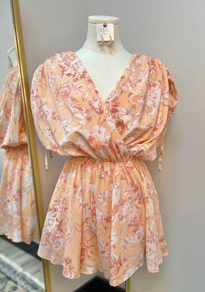 Alluring Apricot Romper