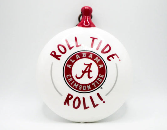 Alabama Logo Ceramic Puff Ornament