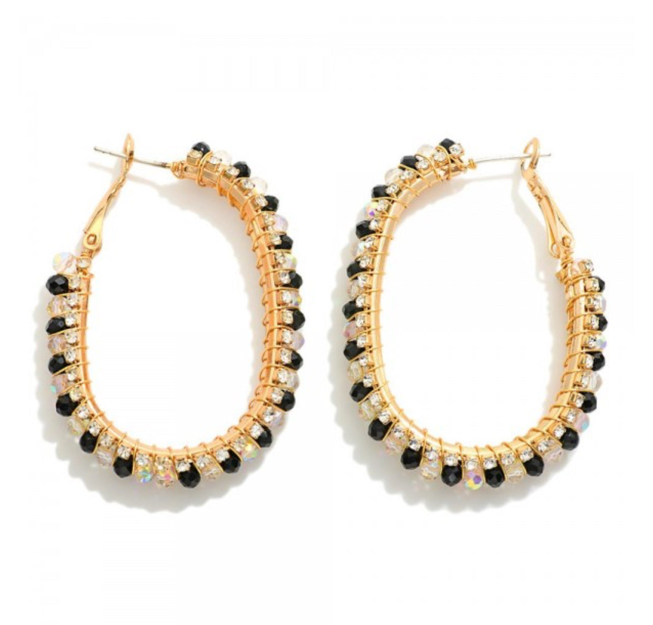 Oval Hoop Earrings