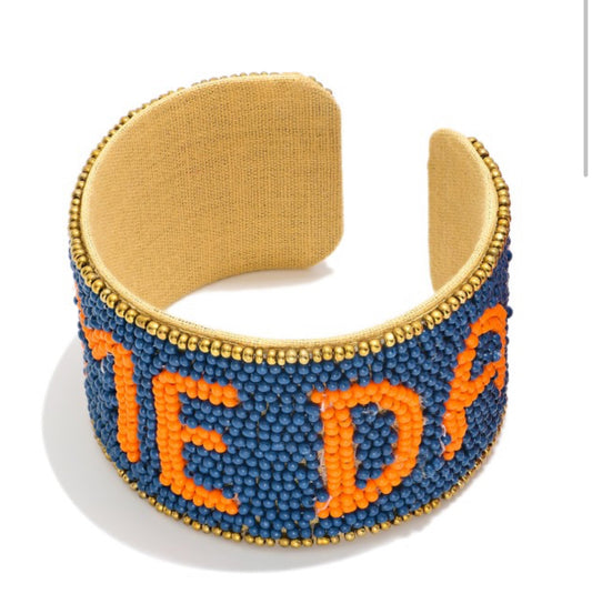 Auburn Game Day Cuff Bracelet