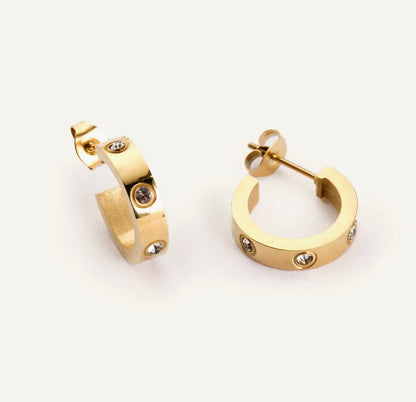 Corinne Gold Hoops