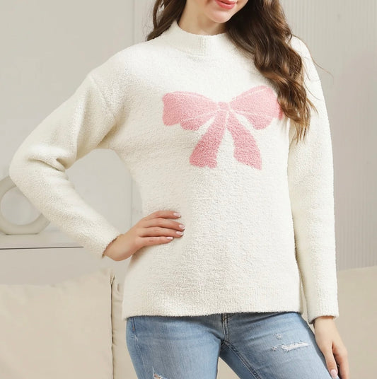 Ribbon Cozy Lounge Pullover